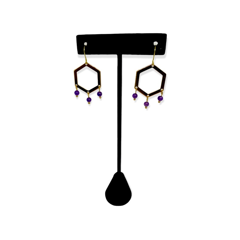 *NEW* Handmade SemiPreciousStone Chandelier Earrings